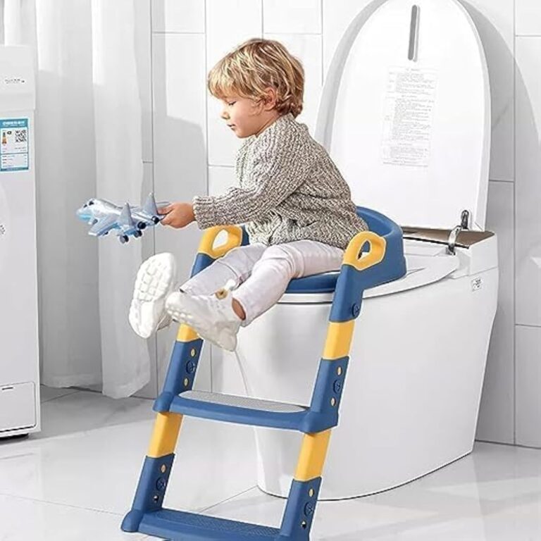 Toddler Toilet Training Seat with Step Ladder β Easy, Safe & Confident Learning πΆ