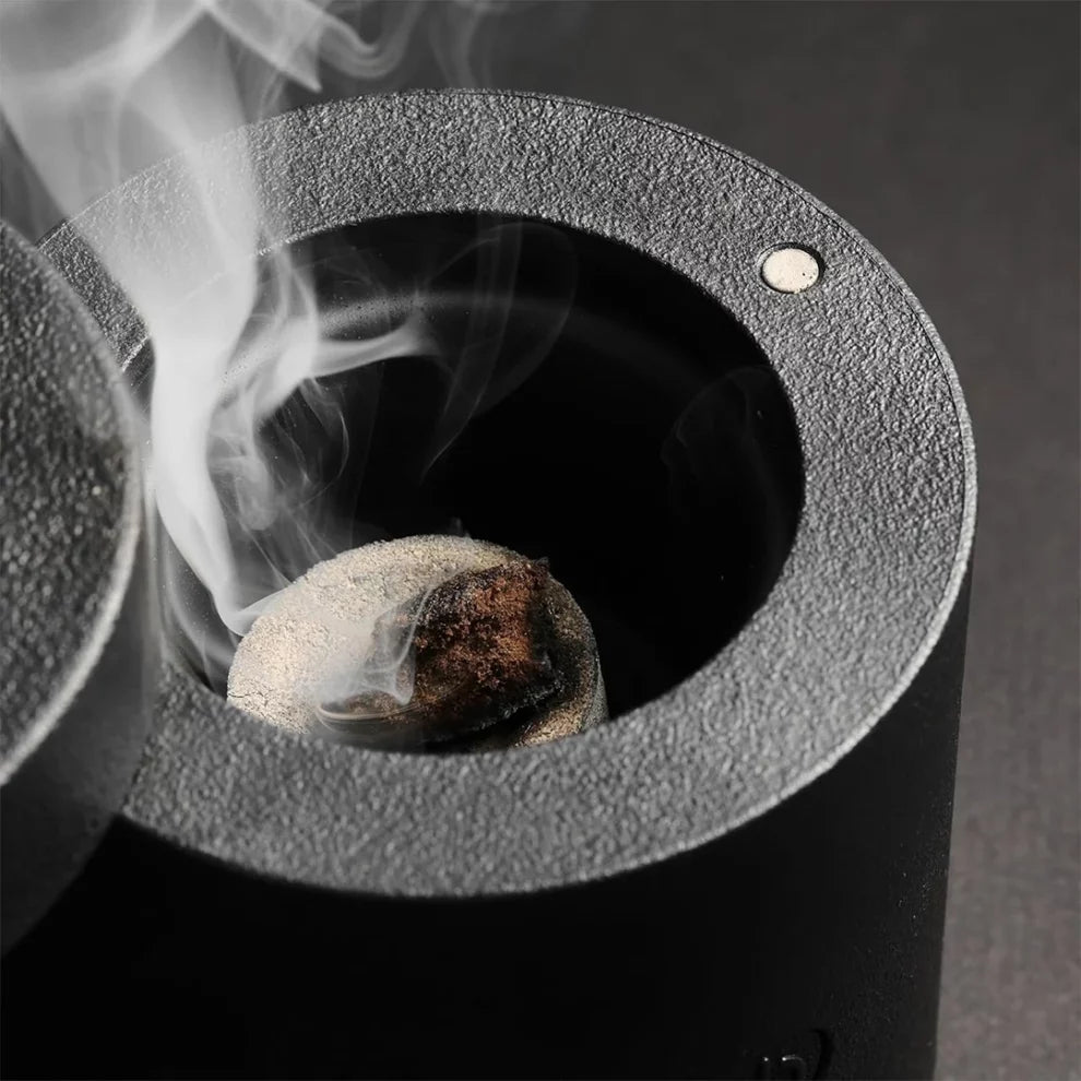 Portable Electronic Incense Burner with Charcoal Heating