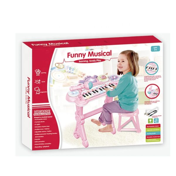 Children’s Piano with Microphone – Sing & Play Like a Star! 🎤🎹