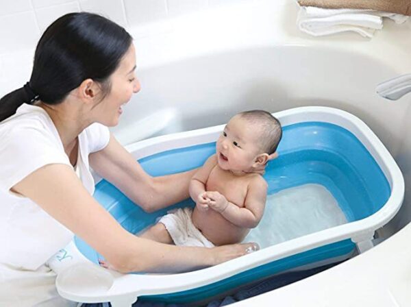 Foldable Baby Bath Tub – Safe, Comfortable & Space-Saving Design