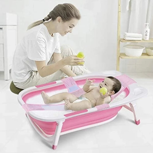 Foldable Baby Bath Tub – Safe, Comfortable & Space-Saving Design