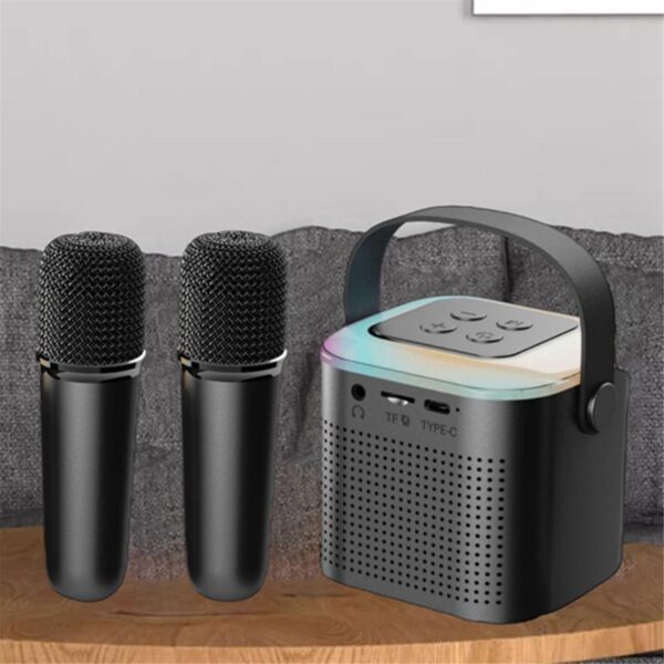 Portable Wireless Speaker with Dual Microphones