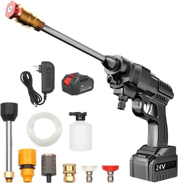 Upgraded Cordless Car Washing Pump – 48V with 2 Batteries