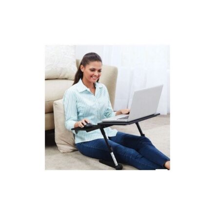 Laptop Table with Side Mouse Pad – Comfortable & Practical for Work and Study