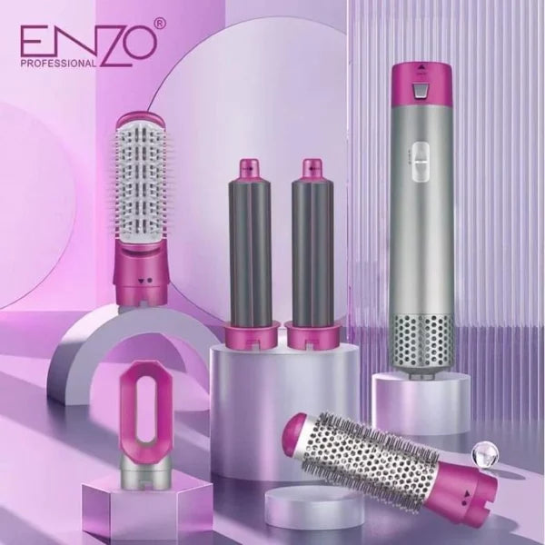ENZO 5-in-1 Hair Styler – Professional Multi-Function Hair Dryer & Styler for Effortless Beauty