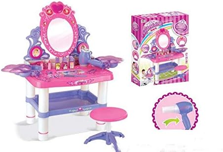 Girls’ Vanity & Makeup Play Set with Mirror and Music – Fun, Beauty & Imagination in One! 💄✨