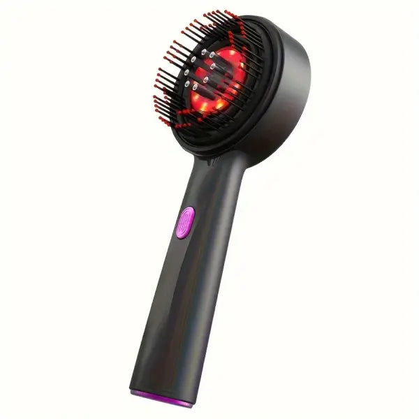 High-Quality Electric Scalp Massager Brush – Rechargeable with Vibration & Built-in Oil Dispenser for Hair Growth & Relaxation