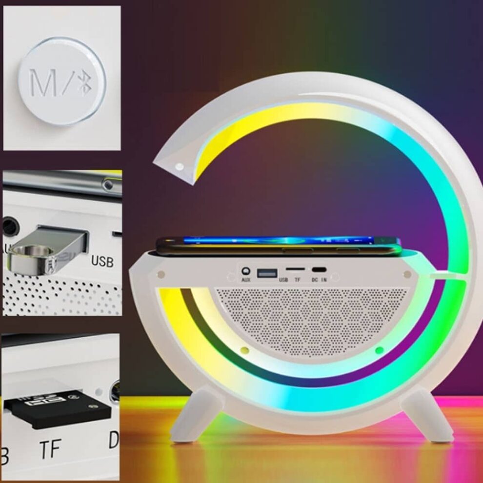 Wireless Smart Lamp with Bluetooth Speaker – Stylish Lighting & Amazing Sound in One Device