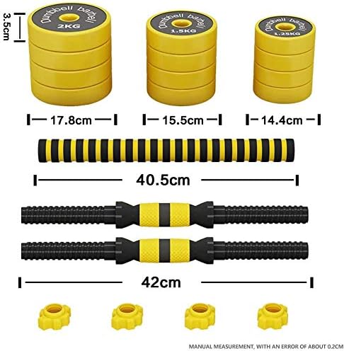 20 KG Adjustable Dumbbell & Barbell Set – Home & Gym Strength Training Kit