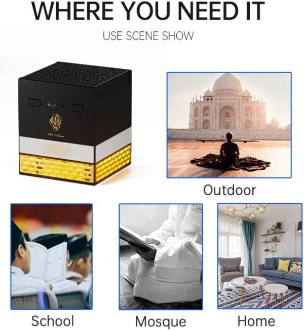 Electric Incense Burner with Quran Speaker – New Modern Design