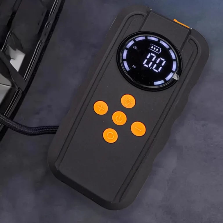 Car Jump Starter with Built-in Tire Inflator and 10000mAh Power Bank