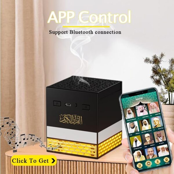 Electric Incense Burner with Quran Speaker – New Modern Design
