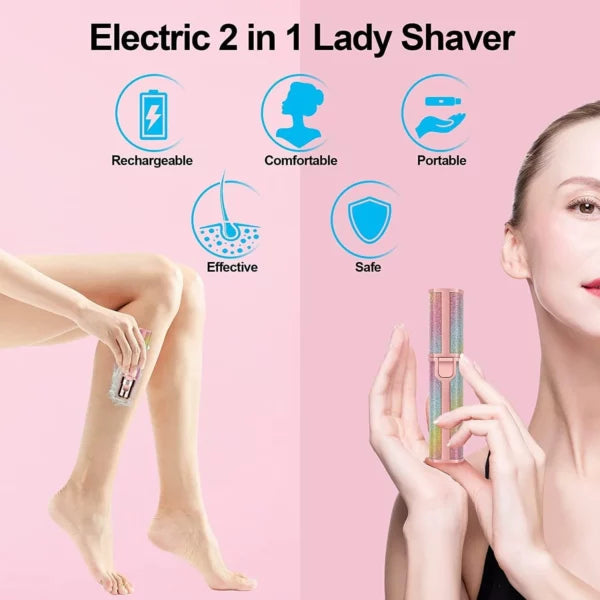 Facial & Eyebrow Hair Remover – Portable Design for Perfect Smoothness