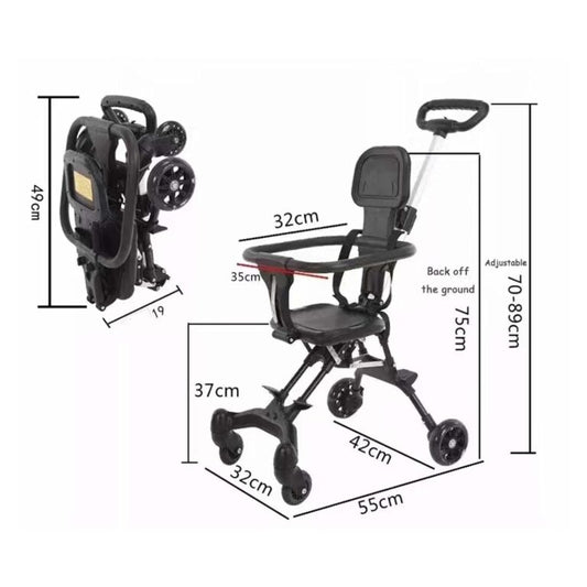 Foldable Baby Stroller – Lightweight, Easy to Carry, and Perfect for Everyday Travel 🍼