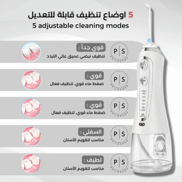 H2OFloss Water Flosser – Deep & Gentle Dental Cleaning with Advanced Water Pressure Technology