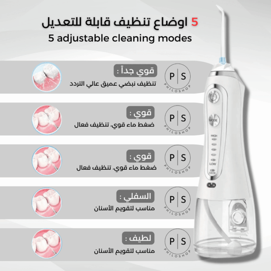 H2OFloss Water Flosser – Deep & Gentle Dental Cleaning with Advanced Water Pressure Technology