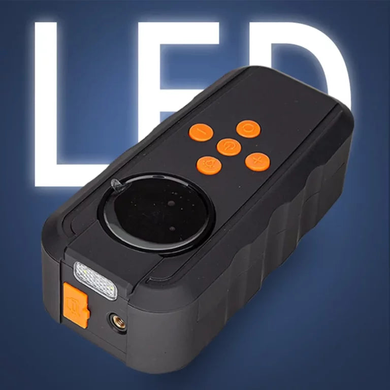 Car Jump Starter with Built-in Tire Inflator and 10000mAh Power Bank