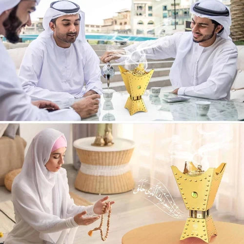 Electric Incense Burner with Quran Speaker, Remote Control