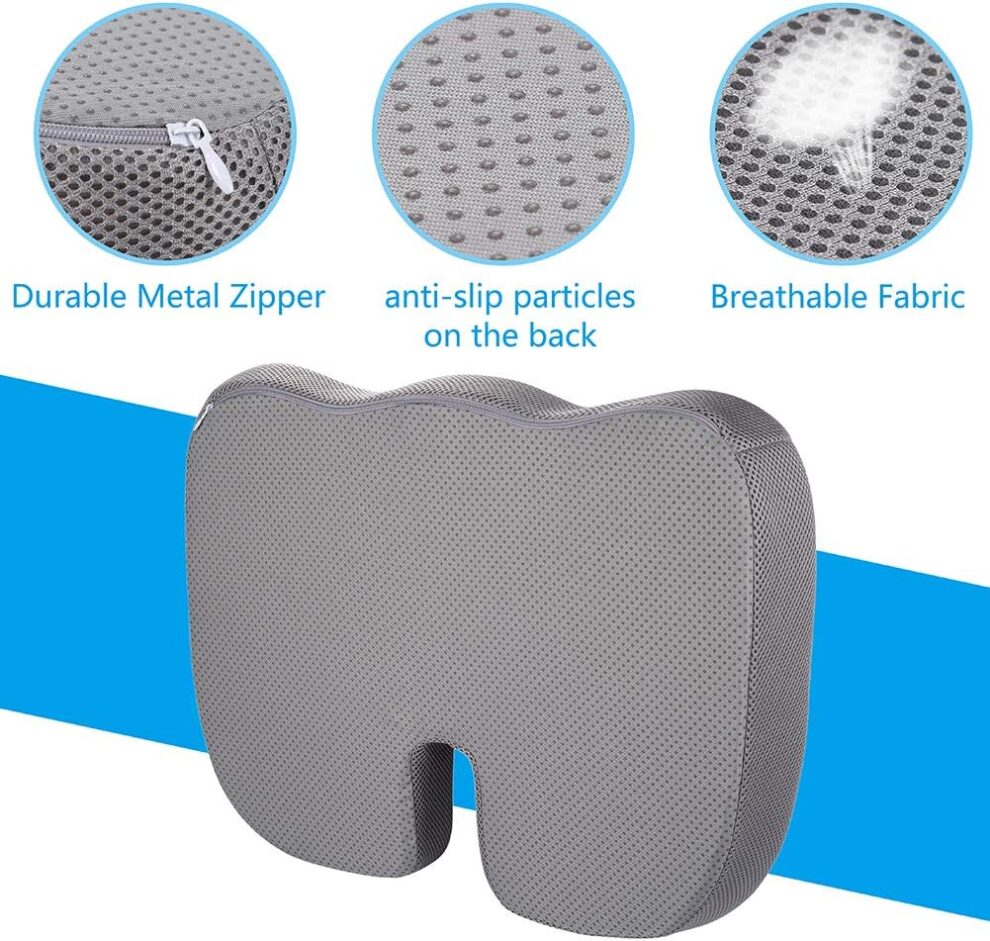 Comfort Seat Cushion – Perfect Back & Spine Support for Pressure Relief and All-Day Comfort