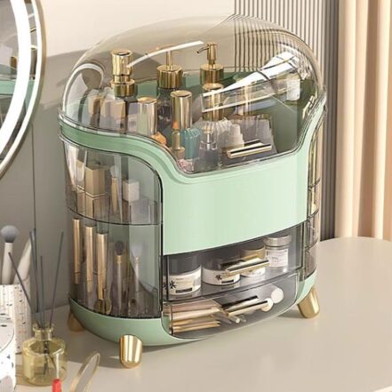 Makeup Organizer – Elegant Cosmetic Storage Box to Keep Your Beauty Essentials Neat & Accessible