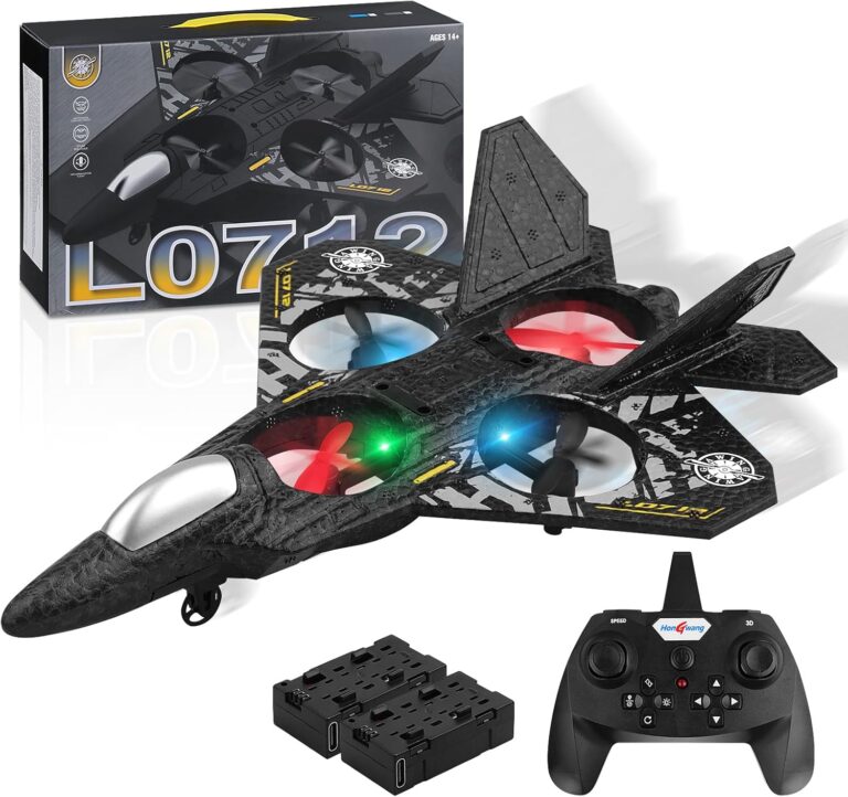 RC L0712 Quad-Propeller Drone 2.4GHz – Fighter-Style Hovering Aircraft, Ready to Fly!