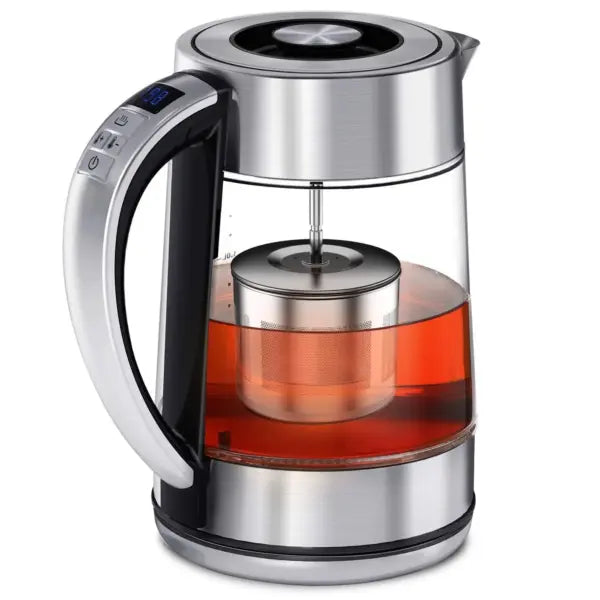 WTRTR Electric Tea Kettle with Infuser & Multiple Temperature Settings – Elegant Design for Perfect Brewing