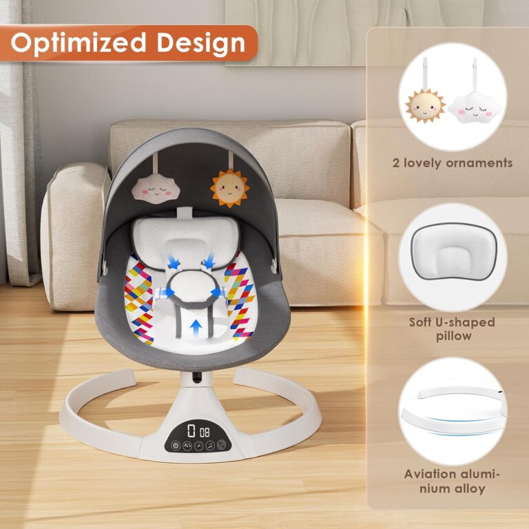 Electric Baby Swing Chair – Gentle Motion & Soothing Comfort for Your Little One 🤱💤