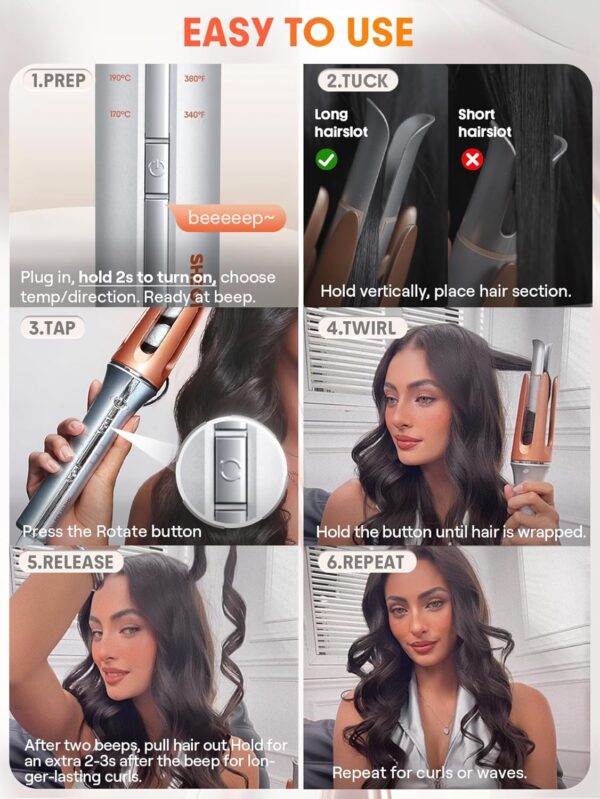 SHEGLAM It-Curl Automatic Hair Curler – Effortless, Salon-Style Waves