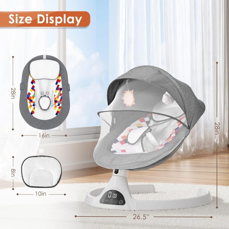 Electric Baby Swing Chair – Gentle Motion & Soothing Comfort for Your Little One 🤱💤