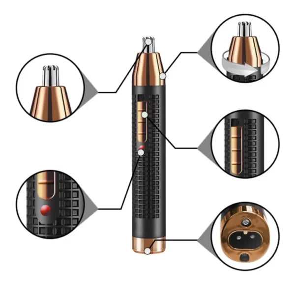 SUMO Dual-Head Trimmer – Precision Nose Hair & Detail Shaver for Professional Grooming