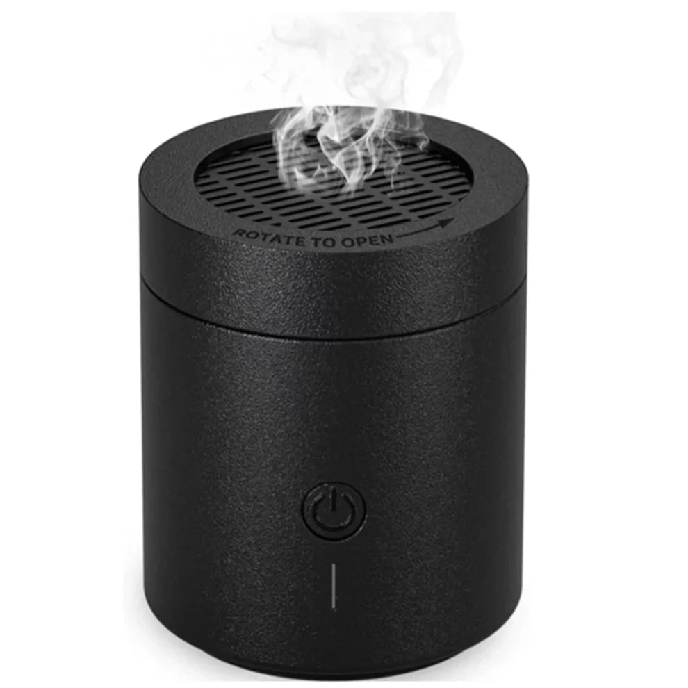 Portable Electronic Incense Burner with Charcoal Heating