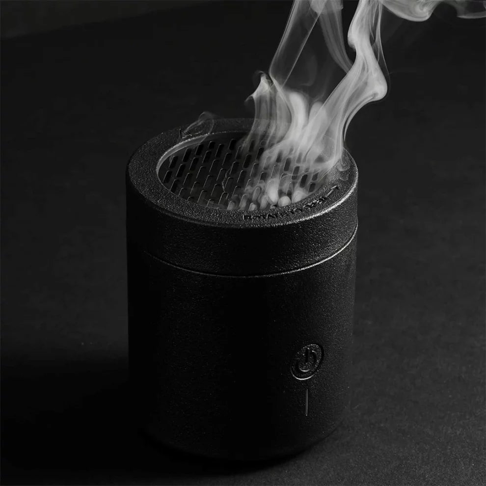 Portable Electronic Incense Burner with Charcoal Heating