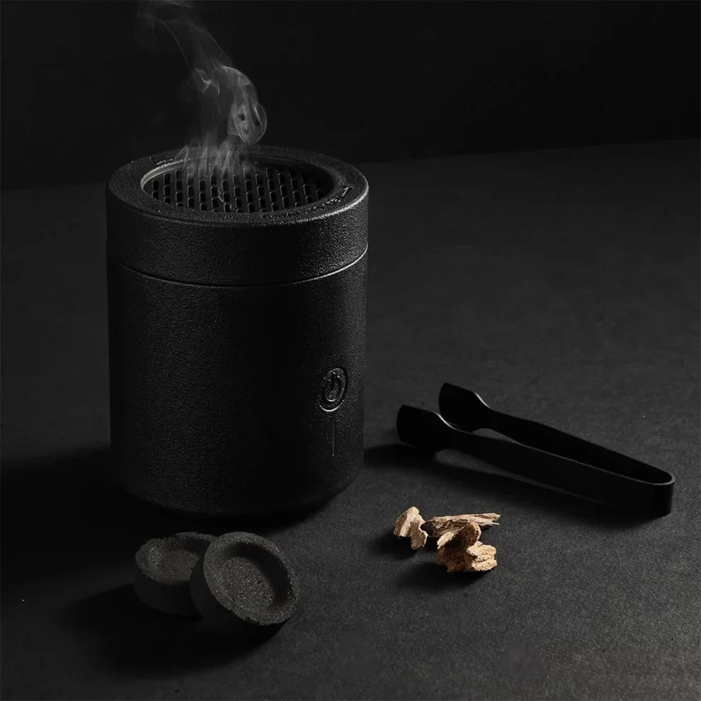 Portable Electronic Incense Burner with Charcoal Heating