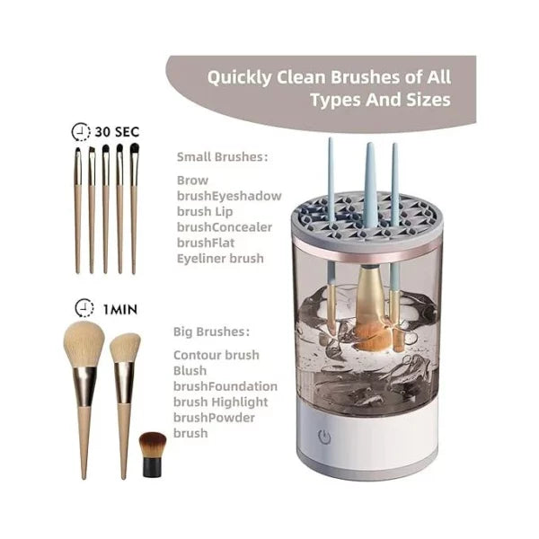 Electric Makeup Brush Cleaner – Deep & Quick Cleaning at One Touch