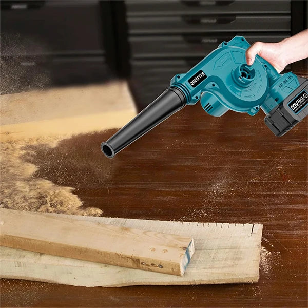 Cordless Electric Air Blower for Dust & Dirt Removal with 2 Rechargeable Lithium Batteries