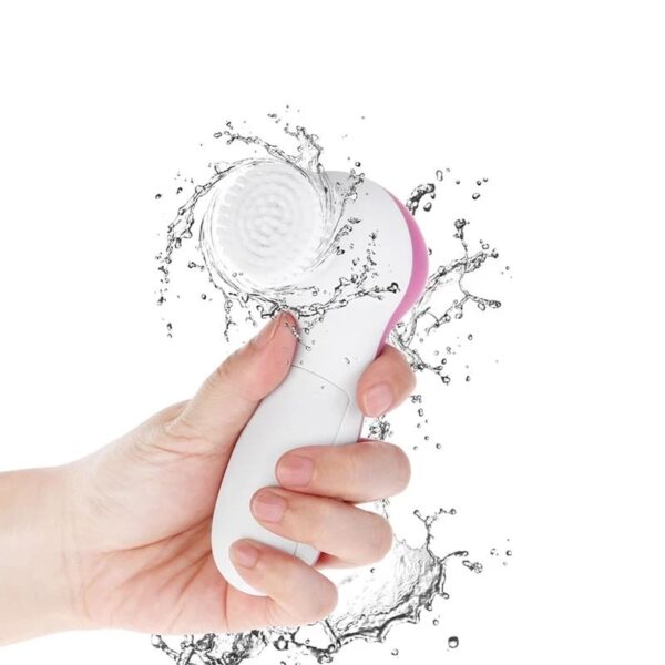 5-in-1 Facial Cleansing Brush – Deep Cleansing & Gentle Exfoliation for Radiant, Glowing Skin