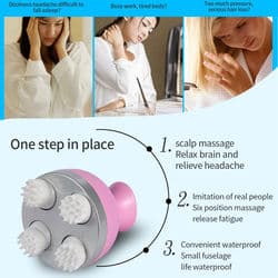 Smart Head Massager – Deep Relaxation &amp; Scalp Circulation Boost at One Touch