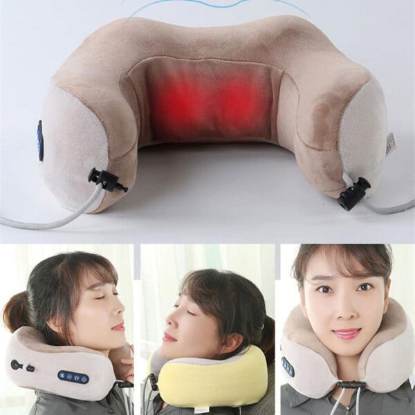 Multi-Function Neck Massage Pillow – Deep Relaxation & Instant Neck and Shoulder Pain Relief