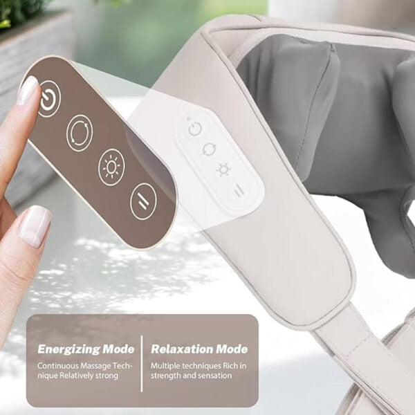 Smart Heated Neck & Shoulder Massager – Deep Relaxation & Instant Pain Relief