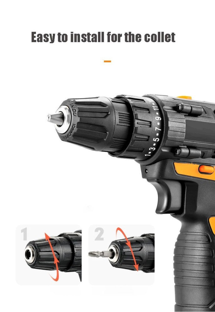 Complete Tool Kit – Drill Set with Multi-Purpose Hand Tools