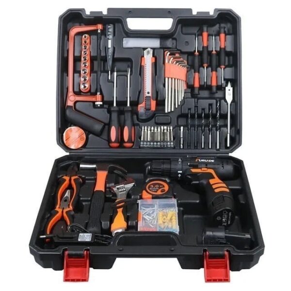 Complete Tool Kit – Drill Set with Multi-Purpose Hand Tools