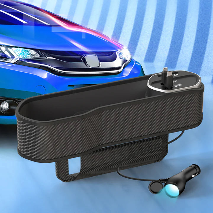 Smart Car Organizer with Wireless Charging – Perfect Storage & Fast Charging on the Go