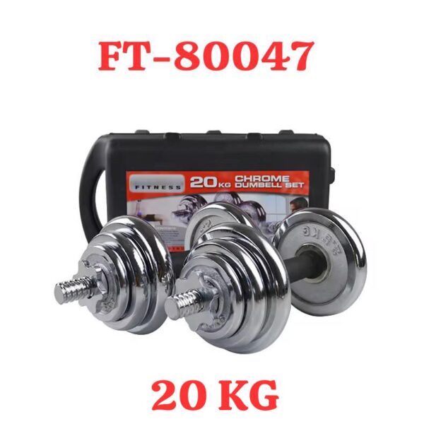 20 KG Adjustable Dumbbell Set – Professional Iron Weights for Home & Gym Training