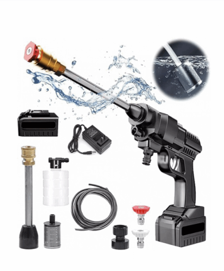 Upgraded Cordless Car Washing Pump – 48V with 2 Batteries