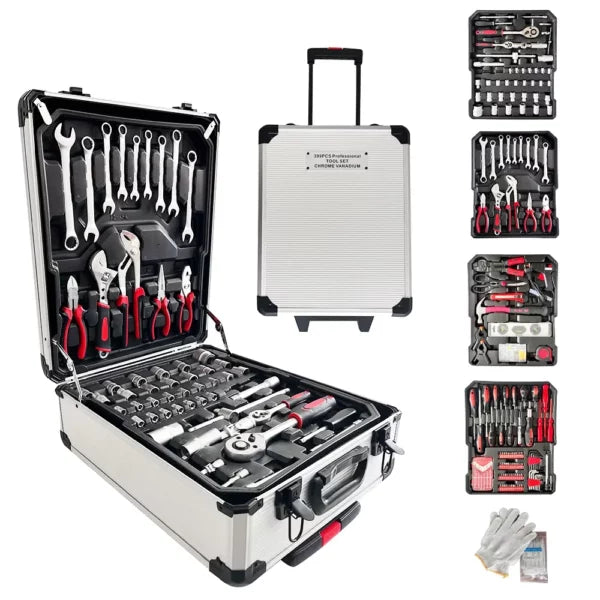 High-Quality Hand Tool Set for Car and Home Repairs – 187 Pieces