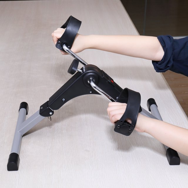 Foldable Home Workout Machine with LCD Screen & Comfortable Pedals