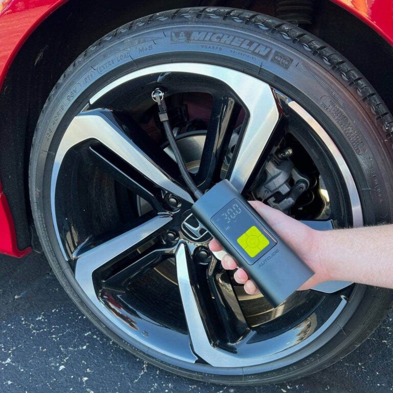 Cordless Electric Tire Inflator – Powerful & Portable
