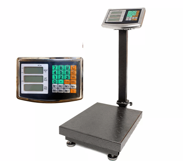 200kg Digital Electronic Floor Scale – Foldable with High-Definition LCD Display